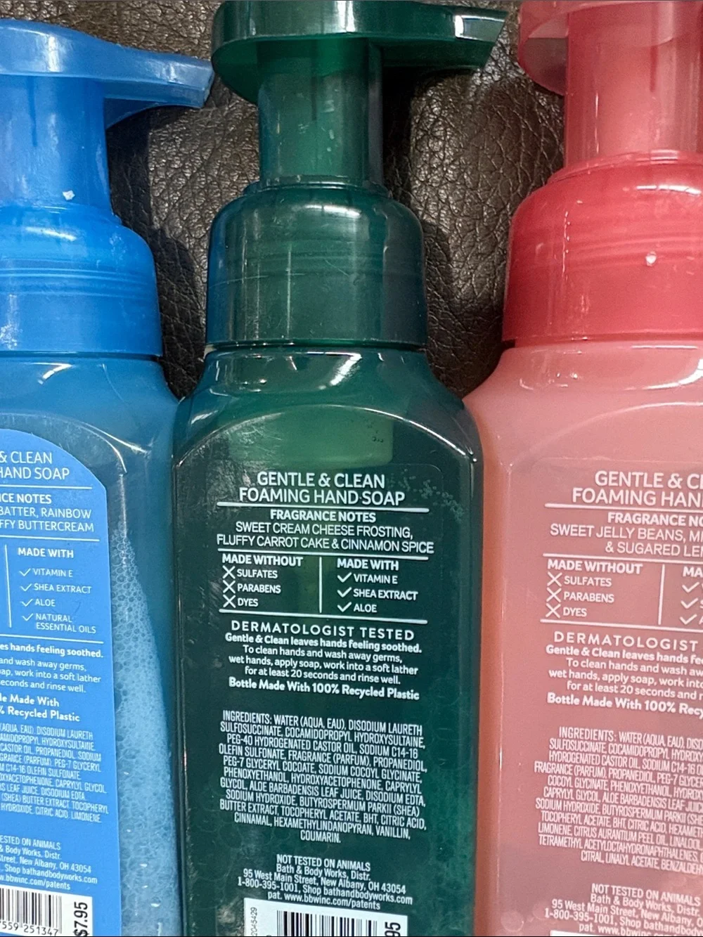 Bath and body works spring and Easter  foaming soap set
